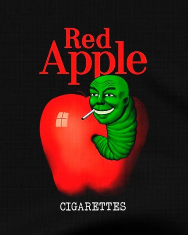 画像2: 10月19日23:59分締切 予約注文 送料無料 Red Apple / Quentin Tarantino スウェット ブラック (2)
