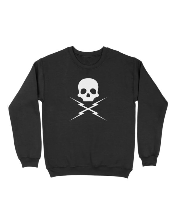 画像1: 10月19日23:59分締切 予約注文 送料無料 Death Proof / Quentin Tarantino Skull スウェット ブラック (1)