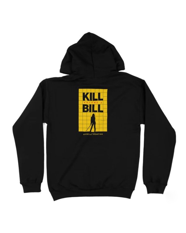 画像2: 10月19日23:59分締切 予約注文 送料無料 KILL BILL / Quentin Tarantino Logo プルオーバーパーカー ブラック (2)