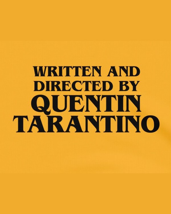 画像2: 10月19日23:59分締切 予約注文 送料無料 Written and Directed By Quentin Tarantino プルオーバーパーカー ゴールド (2)