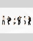 画像2: 10月19日23:59分締切 予約注文 送料無料 Pulp Fiction / Quentin Tarantino Let's dance! スウェット ホワイト (2)
