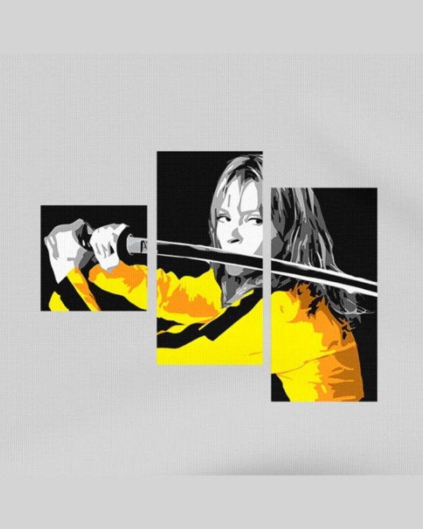 画像2: 10月19日23:59分締切 予約注文 送料無料 KILL BILL / Quentin Tarantino Uma Thurman プルオーバーパーカー グレー (2)