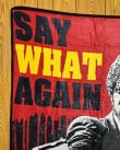 画像5: 送料無料 在庫5枚のみ Pulp Fiction / SAY WHAT AGAIN フリースブランケット (5)