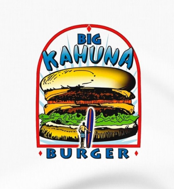 画像2: 10月19日23:59分締切 予約注文 送料無料 Pulp Fiction / Quentin Tarantino Big Kahuna Burger スウェット ホワイト (2)