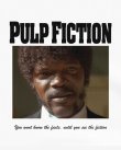画像1: 10月19日23:59分締切 予約注文 送料無料 Pulp Fiction / Quentin Tarantino Samuel L. Jackson スウェット ホワイト (1)