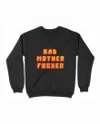 画像1: 10月19日23:59分締切 予約注文 送料無料 Pulp Fiction / Quentin Tarantino BAD MOTHER FUCKER スウェット ブラック (1)