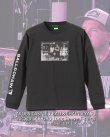 画像1: 10月30日23:59分締切 予約注文 送料無料 JAKOBS CASTLE x BALL&CHAIN x YASU / Chicago LAX-ORD 長袖Tシャツ 墨ブラック (1)
