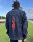 画像8: 送料無料 SLIPKNOT / Tribal Logo デニムジャケット (8)