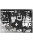画像3: 10月30日23:59分締切 予約注文 送料無料 JAKOBS CASTLE x BALL&CHAIN x YASU / Chicago LAX-ORD スウェット(10oz/裏パイル) ブラック (3)