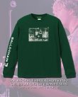 画像1: 10月30日23:59分締切 予約注文 送料無料 JAKOBS CASTLE x BALL&CHAIN x YASU / Chicago LAX-ORD 長袖Tシャツ アイビーグリーン (1)