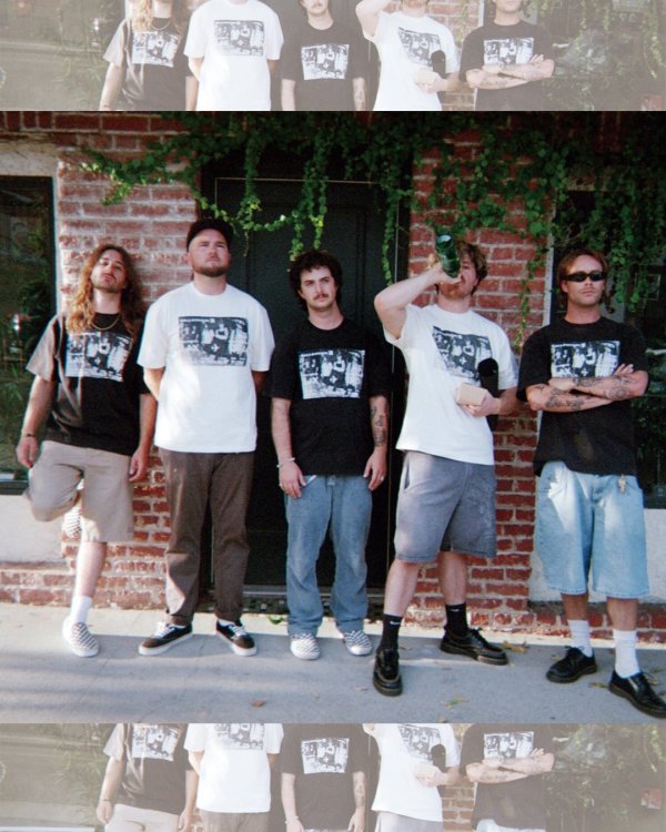 画像2: 10月30日23:59分締切 予約注文 送料無料 JAKOBS CASTLE x BALL&CHAIN x YASU / Chicago LAX-ORD フェードTシャツ ブラック (2)