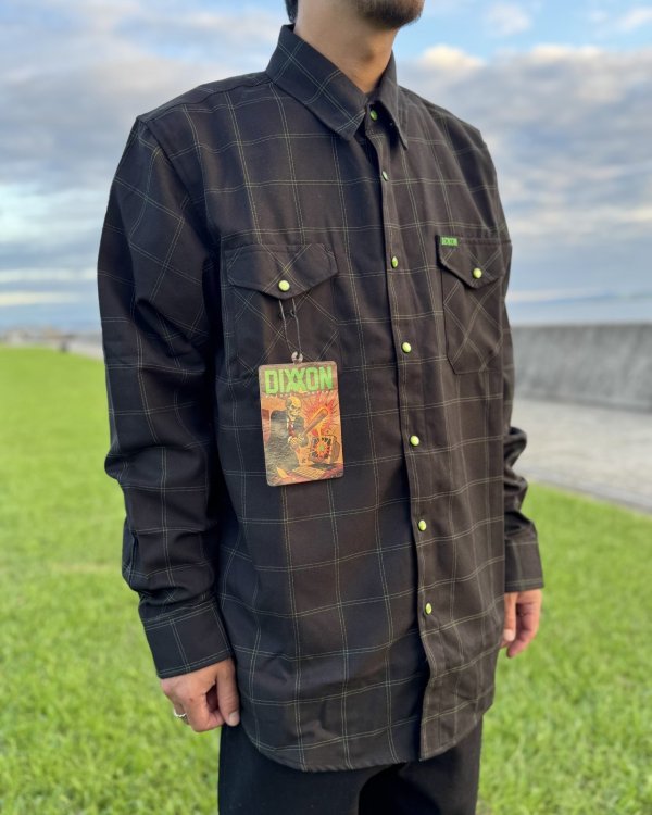 画像10: 送料無料 DIXXON FLANNEL CO / CTRL-ALT-DEL ネルシャツ (10)