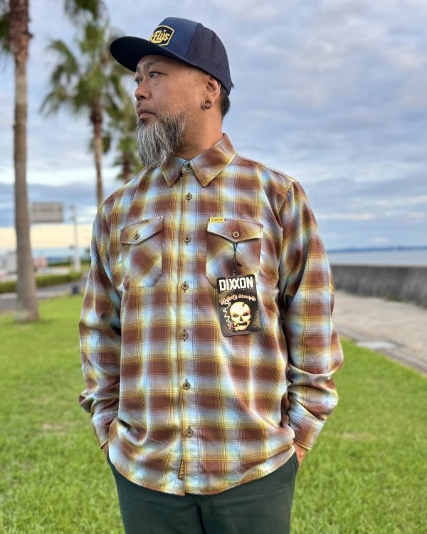 画像8: 送料無料 SLIGHTLY STOOPID x DIXXON FLANNEL CO / Slightly Stoopid コラボネルシャツ  (8)