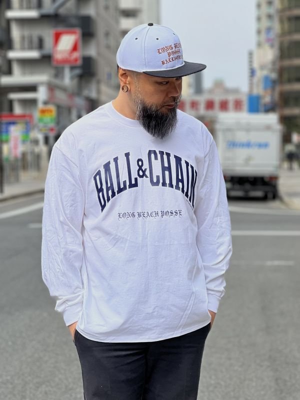 画像3: 送料無料 XL、2XL各1枚づつで終了 FUCKIN' MELLOW CLOTHING / Long Beach Posse Artwork by PICTURE MOUSE 長袖Tシャツ WHITE (3)