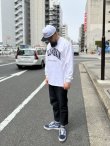 画像1: 送料無料 XL、2XL各1枚づつで終了 FUCKIN' MELLOW CLOTHING / Long Beach Posse Artwork by PICTURE MOUSE 長袖Ｔシャツ WHITE (1)