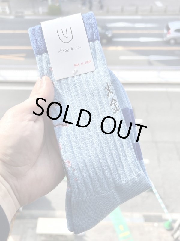 画像1: ching&co. / 爆釣 -SABIKI- スケーターソックス  (1)