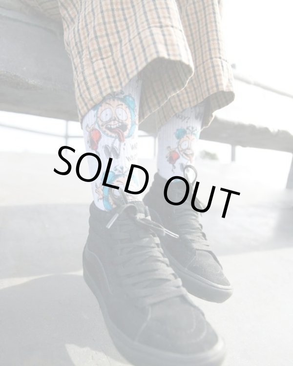 画像2: ラスト1足で終了 MERGE4 SOCKS / STIVE CABALLERO - Wakey Wakey ソックス (2)