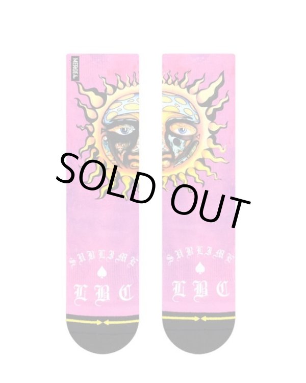 画像6: ラスト1足で終了 MERGE4 SOCKS / SUBLIME - SUBLIME SUN PINK FOR WOMEN ソックス (6)