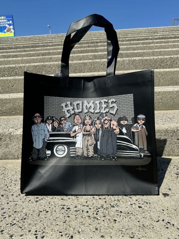 画像2: DGA x HOMIES / Black トートバッグ (2)