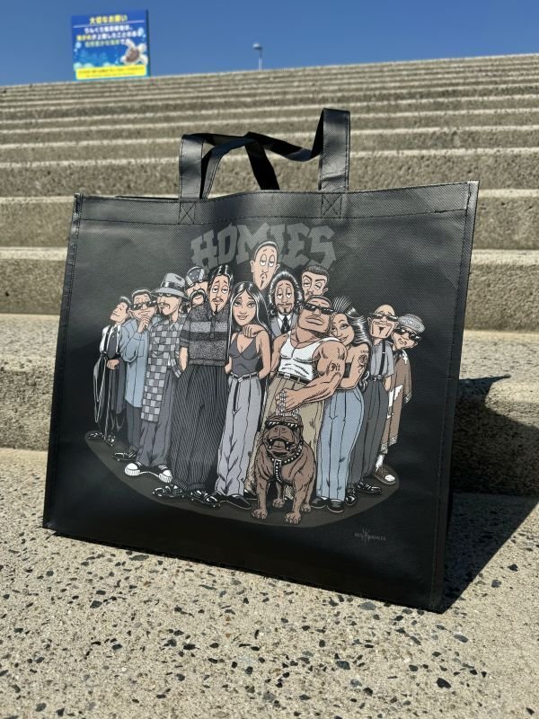 画像3: DGA x HOMIES / Black トートバッグ (3)