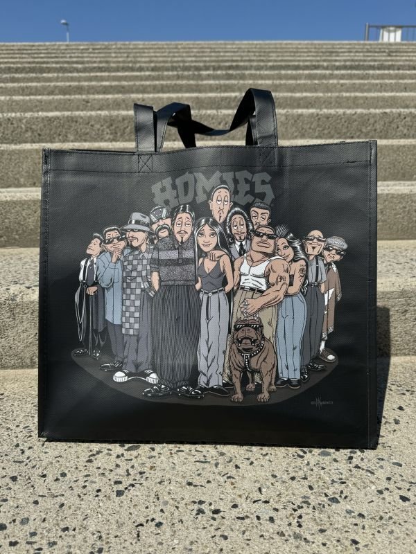 画像4: DGA x HOMIES / Black トートバッグ (4)