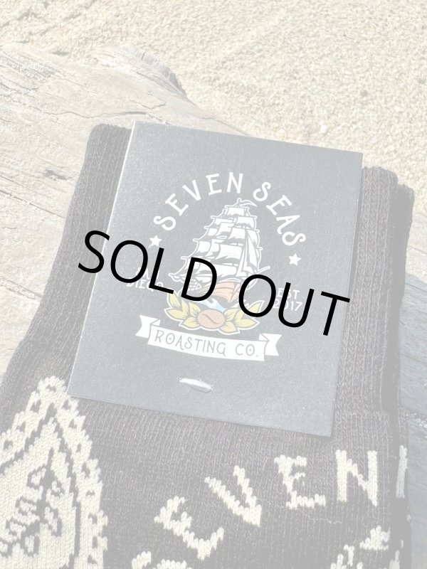 画像3: 1足分のみ入荷 SEVEN SEAS ROASTING CO / PAISLEY ORIGINAL ソックス ブラック (3)