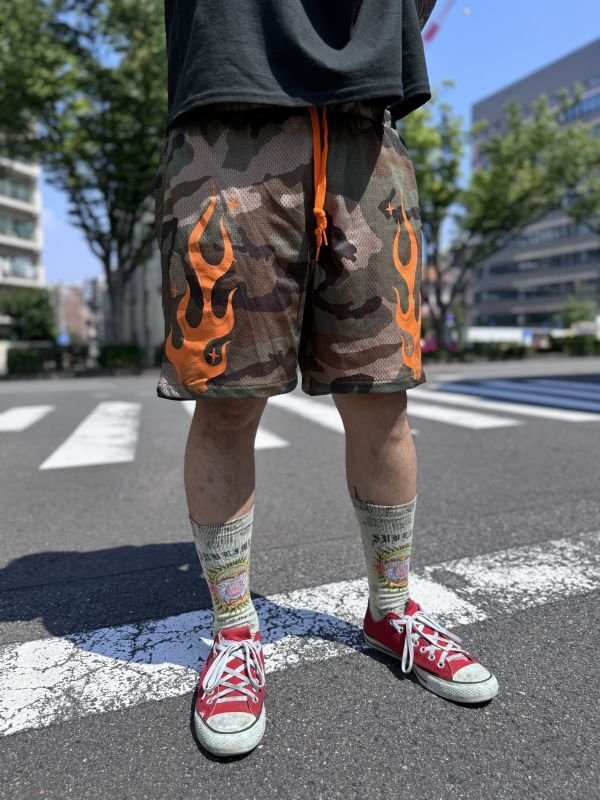 画像2: 30%OFF Mサイズラスト1枚で終了 EMPYRE / Seen It All Camo メッシュショーツ  (2)