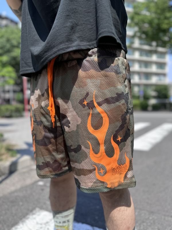 画像4: 30%OFF Mサイズラスト1枚で終了 EMPYRE / Seen It All Camo メッシュショーツ  (4)