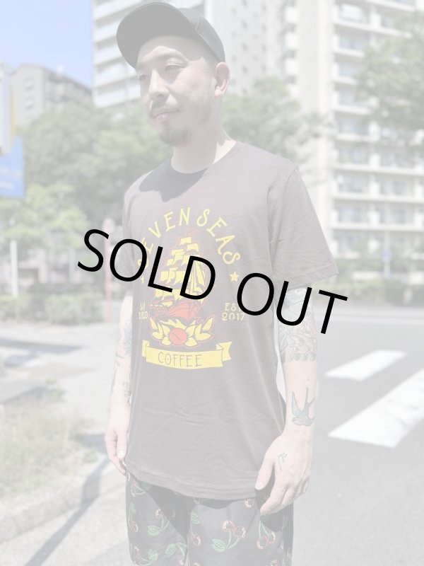 画像1: Lサイズ限定1枚のみ SEVEN SEAS ROASTING CO / San Diego's Coffee Flagship Tシャツ (1)
