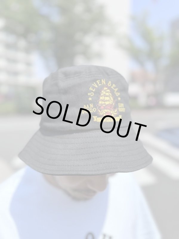 画像4: 送料無料 Fサイズ1点のみの入荷 SEVEN SEAS ROASTING CO / ORIGINAL バケットハット (4)