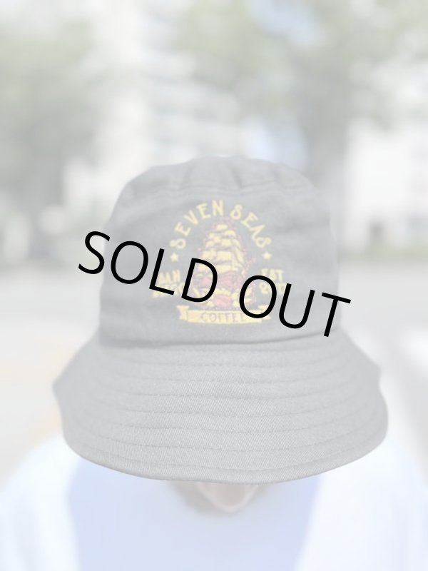 画像3: 送料無料 Fサイズ1点のみの入荷 SEVEN SEAS ROASTING CO / ORIGINAL バケットハット (3)