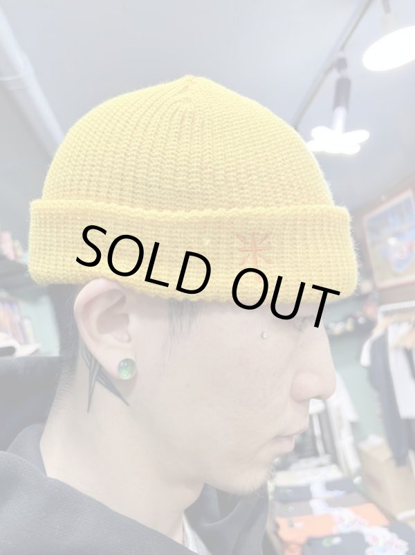 画像3: 半額セール FUCKIN' MELLOW / Con Safos ショートニットキャップ YELLOW MASTARD (3)