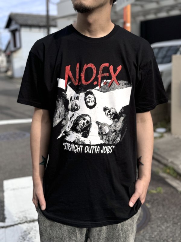 画像3: 送料無料 NOFX "Final Tour Last Merch" / Straight Outta Jobs Tシャツ (made in USA) (3)