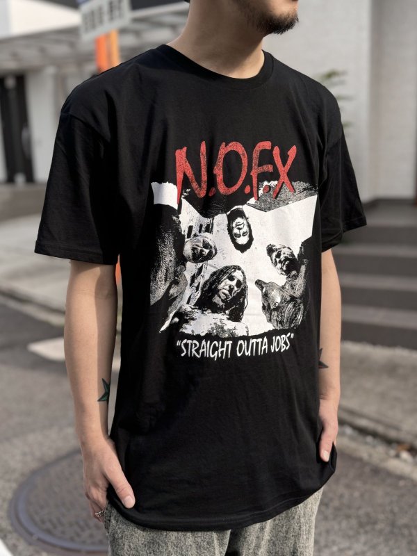 画像4: 送料無料 NOFX "Final Tour Last Merch" / Straight Outta Jobs Tシャツ (made in USA) (4)