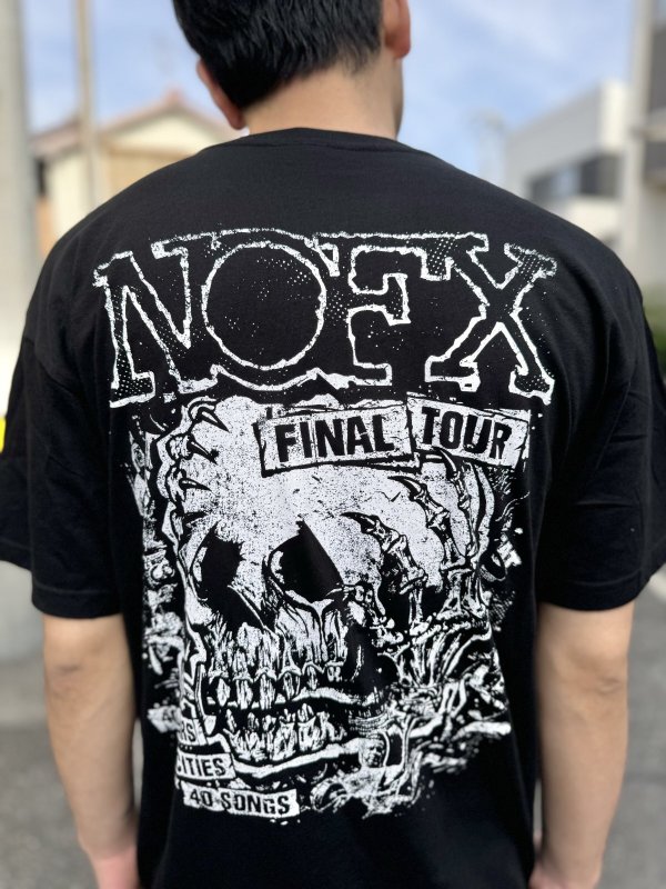 画像2: 送料無料 NOFX "Final Tour Last Merch" / Final Tour Skull Tシャツ (made in USA) (2)