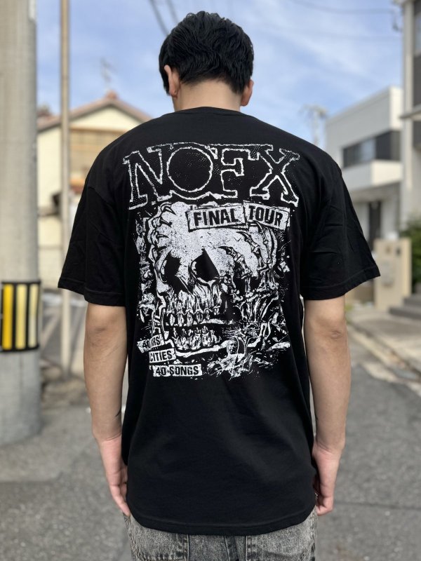 画像3: 送料無料 NOFX "Final Tour Last Merch" / Final Tour Skull Tシャツ (made in USA) (3)