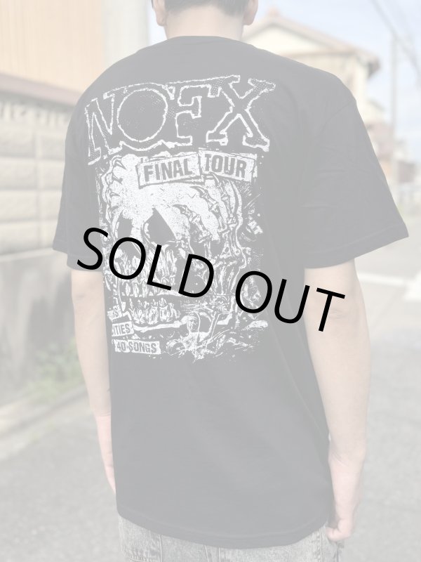 画像4: 送料無料 XLサイズラスト2枚で終了 NOFX "Final Tour Last Merch" / Final Tour Skull Tシャツ (made in USA) (4)