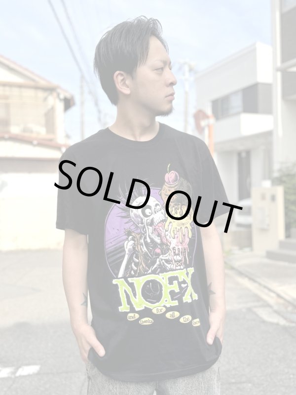 画像1: 送料無料 2XLラスト2枚で終了 NOFX "Final Tour Last Merch" / Big Cream Tシャツ (made in USA) (1)