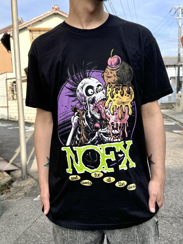 画像4: 送料無料 NOFX "Final Tour Last Merch" / Big Cream Tシャツ (made in USA) (4)