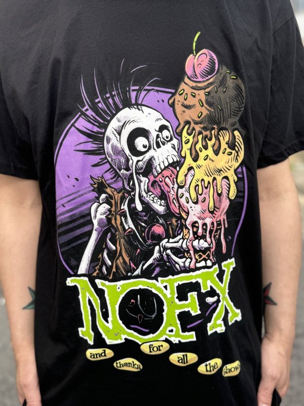 画像2: 送料無料 NOFX "Final Tour Last Merch" / Big Cream Tシャツ (made in USA) (2)