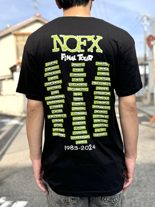 画像7: 送料無料 NOFX "Final Tour Last Merch" / Big Cream Tシャツ (made in USA) (7)