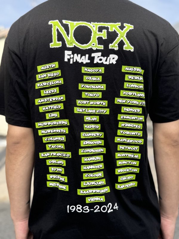 画像8: 送料無料 NOFX "Final Tour Last Merch" / Big Cream Tシャツ (made in USA) (8)