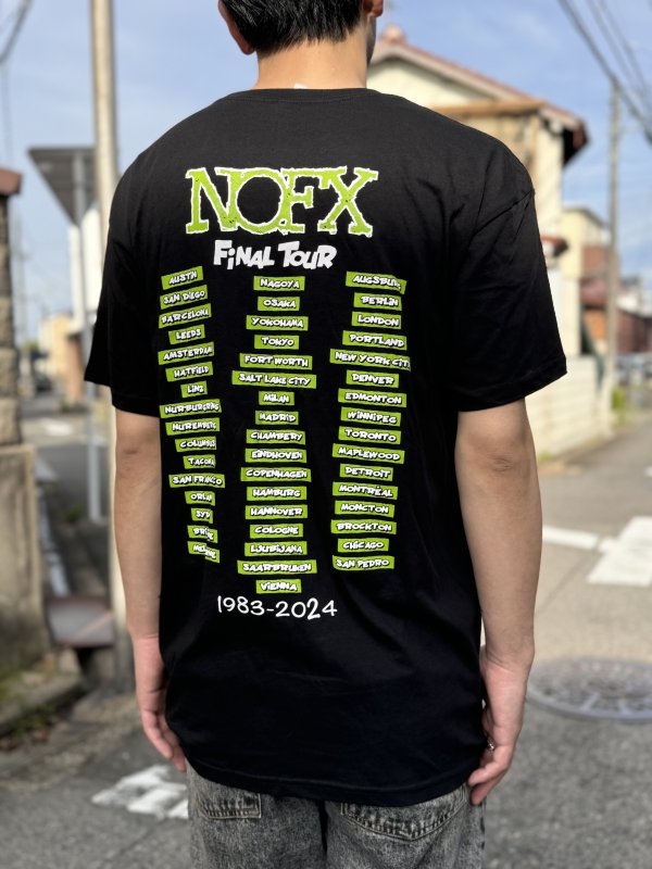 画像9: 送料無料 NOFX "Final Tour Last Merch" / Big Cream Tシャツ (made in USA) (9)