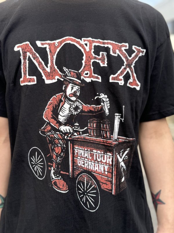 画像2: 送料無料 NOFX "Final Tour Last Merch" / Germany Final Tour 2024 Tシャツ (made in USA) (2)