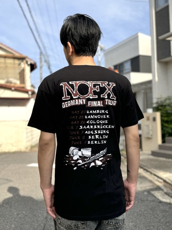 画像6: 送料無料 NOFX "Final Tour Last Merch" / Germany Final Tour 2024 Tシャツ (made in USA) (6)