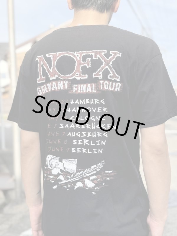 画像8: 送料無料 Sサイズラスト1枚で終了 NOFX "Final Tour Last Merch" / Germany Final Tour 2024 Tシャツ (made in USA) (8)