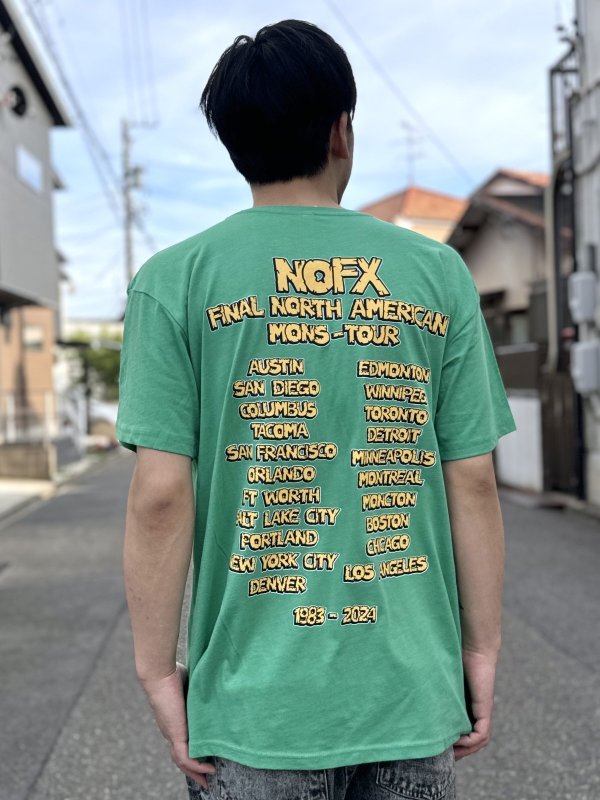 画像6: 送料無料 NOFX / Monstour '24 Tシャツ (made in USA) (6)