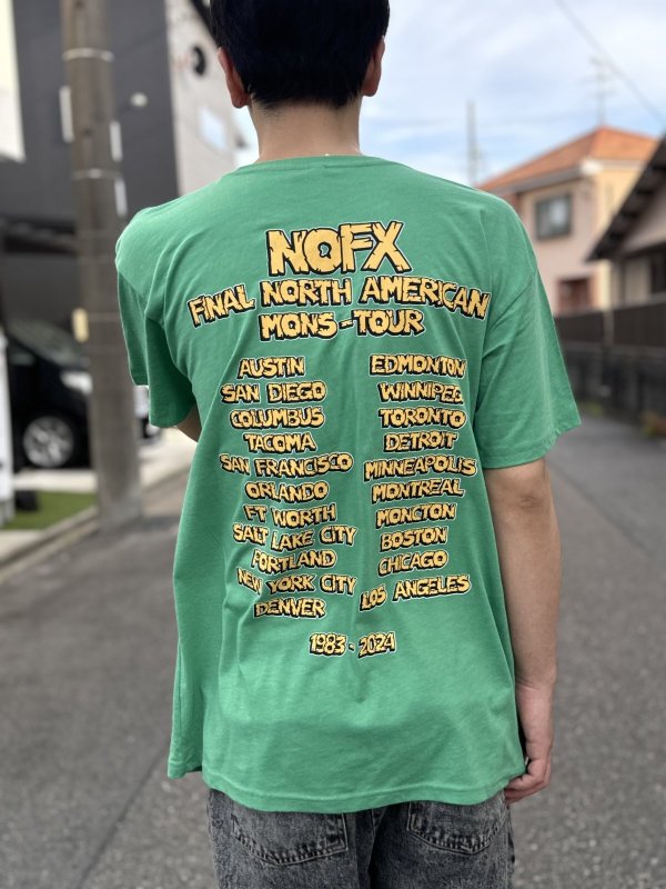 画像8: 送料無料 NOFX / Monstour '24 Tシャツ (made in USA) (8)
