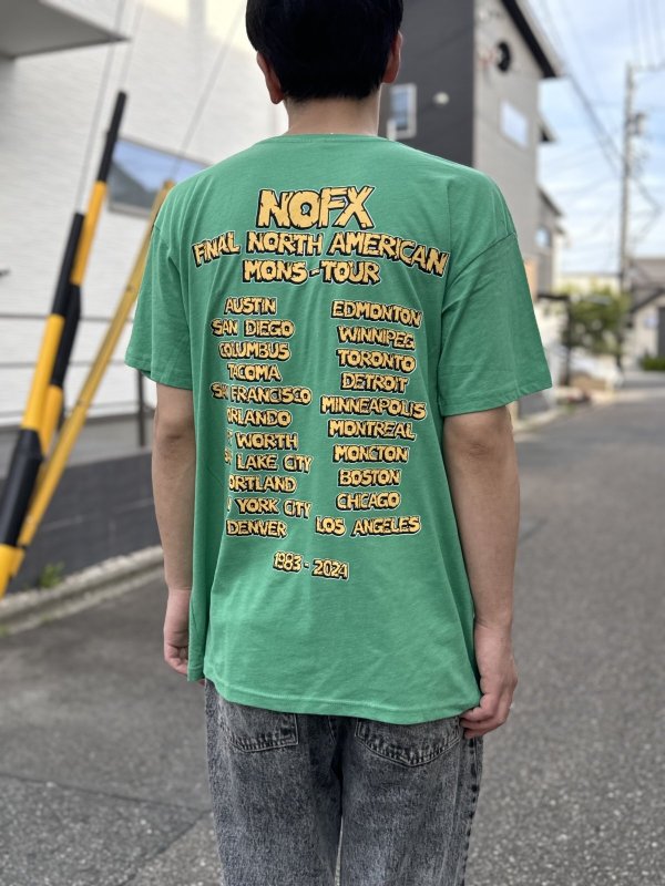 画像9: 送料無料 NOFX / Monstour '24 Tシャツ (made in USA) (9)