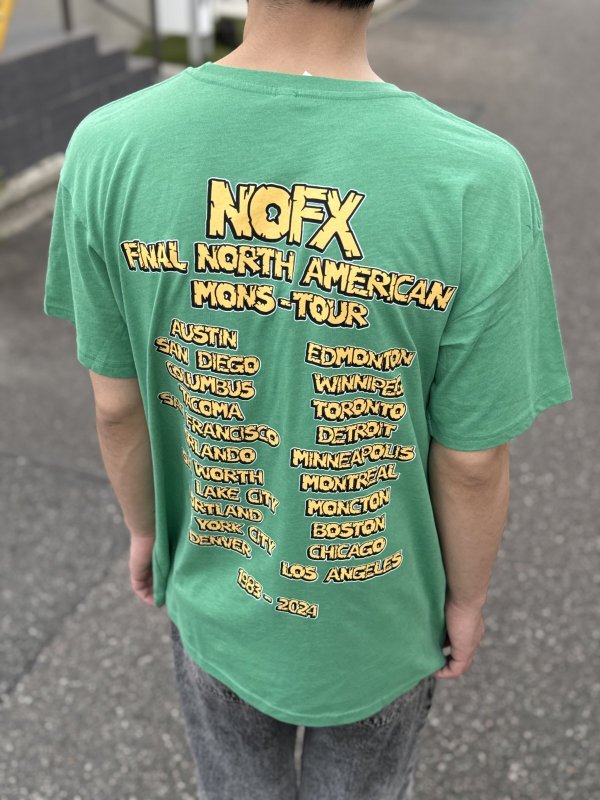 画像5: 送料無料 NOFX / Monstour '24 Tシャツ (made in USA) (5)